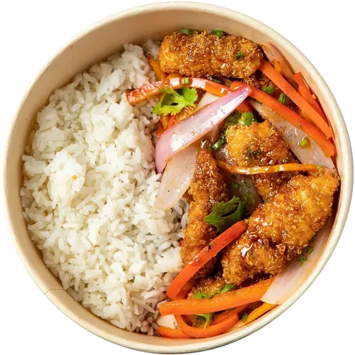 Crusted Chicken Wok
